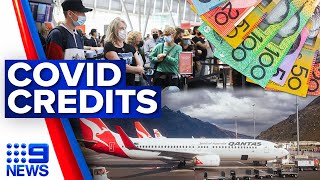 Qantas urges customers to claim 400m worth of COVID19 flight credits  9 News Australia [upl. by Enawyd203]