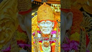 Sai Baba Aarti  Shirdi Sai Aarti  Sai Baba Live Darshan Today saibaba ytshorts shorts [upl. by Eniaral]