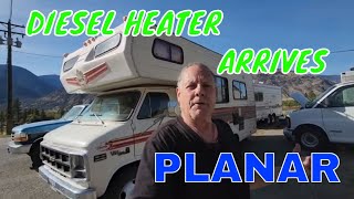 NEW PLANAR DIESEL HEATER FINALLY ARRIVED tinyhouseonwheels lifeontheroad planardieselheaters [upl. by Sybil]