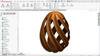 Advanced Surface Modeling  SolidWorks Tutorial [upl. by Dibri388]