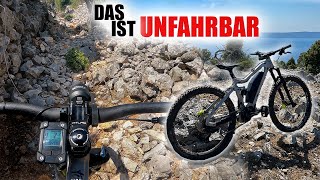 Dieser Trail ist UNFAHRBAR  E Bike Tour endet im Chaos [upl. by Joselow248]