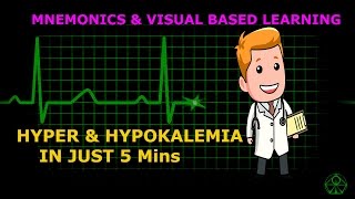 HYPERKALEMIA amp HYPOKALEMIA MADE EASY WITH MNEMONICS amp VISUALS in 5 mins [upl. by Lougheed]