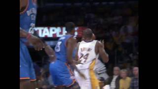 Kobe Hits From Behind the Backboard [upl. by Stent768]