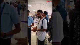 VIRAT KOHLIS ARRIVAL AT COLOMBO AIRPORT  IND VS SL ODI SERIES  ViratGang Shorts [upl. by Tomi]