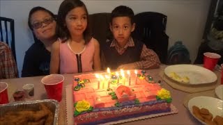 VANESSAS 9TH BIRTHDAY vlog 277 [upl. by Brittain811]