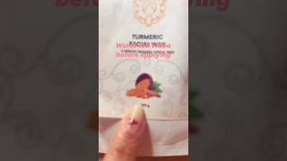 How to use turmeric facial wax  powder facial wax painless powder wax for face amp body shorts [upl. by Owain584]