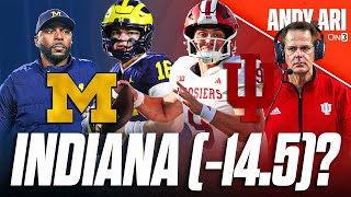 PICKING Michigan at Indiana  Curt Cignetti Hoosiers surging for CFP vs Wolverines Sherrone Moore [upl. by Ziom]