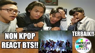 BTS  DNA AMA PERFORMANCE LIVE REACTION  SEJARAH BARU PER KPOPAN [upl. by Eimia]