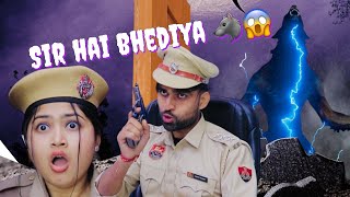 Police station aor bhediya🦊😱 Mohit Pandey shorts funny trending [upl. by Redle569]