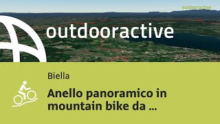 mountain bike in Biella Anello panoramico in mountain bike da Roppolo al [upl. by Llennej]