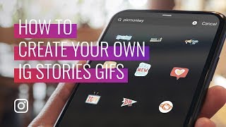 How to Make Custom GIFs for Instagram Stories [upl. by Tristan777]