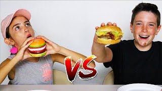 SQUISHY FOOD vs REAL FOOD CHALLENGE [upl. by Diarmuid]