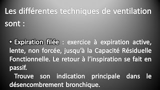 Kinésithérapie Respiratoire 5  Les Exercices Respiratoires [upl. by Estis176]