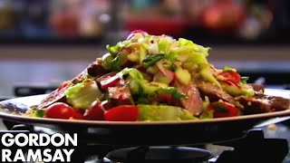 How to Cook Steak and Spicy Beef Salad Recipe  Gordon Ramsay [upl. by Anitsenre603]