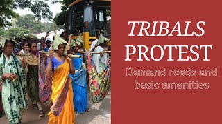 Tribal Women Protest at Vizag [upl. by Charbonnier]