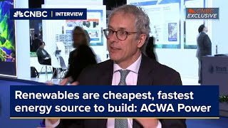 Renewables are cheapest fastest source of energy to build ACWA Power CEO says [upl. by Aled]