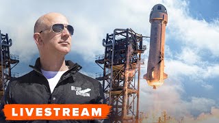 WATCH Blue Origin launch with Jeff Bezos Onboard  Live [upl. by Alage]