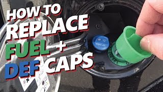 Dodge Ram EcoDieselCumminsJeep Grand Cherokee  MUST SEE Fuel DEF Cap Upgrade [upl. by Oba]