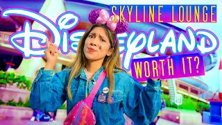 Is The SKYLINE LOUNGE At Disneyland WORTH IT Skyline Lounge Experience Returns 2022 [upl. by Sclater687]