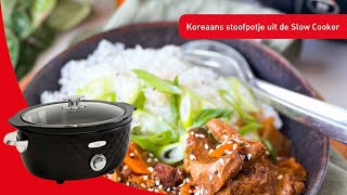 Koreaans stoofpotje uit onze Slow Cooker 🍜🔥 [upl. by Madella650]