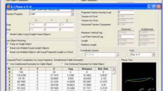 Cable Analysis in sap2000 1 of 2 [upl. by Lathrop978]