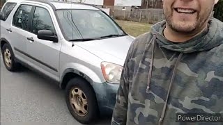 2006 HONDA CRV REPLACING BOTH FRONT CV AXLES  DIY GARAGE 2024  HOW TO SAVE MONEY [upl. by Sevart]