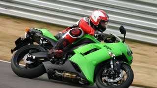 Kawasaki ZX 6R  le crash de lessai [upl. by Snoddy]