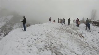 Snowfall in Naddi  Naddi Mcleodganj Himachal  Mcleodganj Snowfall [upl. by Anemix526]