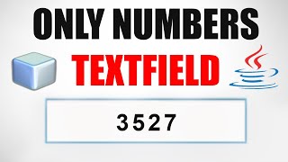 Java SWING 32  Allow only numbers in JTextfield in Java Desktop Applications using Netbeans IDE [upl. by Kat]