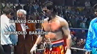 Branko Cikatic vs Mahmoud Babachi [upl. by Priscilla]