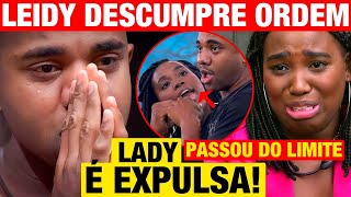 BBB 24  Leidy DESCUMPRE ORDEM de Tadeu Passou do LIMITE EXPULSA [upl. by Fryd]