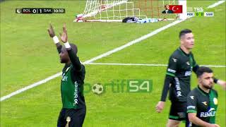 Boluspor0  Sakaryaspor1 GoOoOL DK 10 Kabongo Kasongo sakaryaspor tatangalar boluspor kasongo [upl. by Ailimaj]