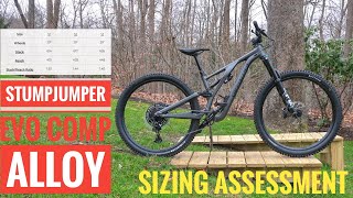 2022 Specialized Stumpjumper Evo Comp Alloy Size Choice  60” tall rider [upl. by Rumilly831]