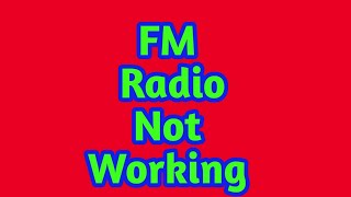 How To Fix FM Radio NOT Working in Android Mobile [upl. by Ahtnicaj855]