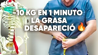 Menos 10 kg por 1 minuto por hora por día todos los meses por añoOlvídate de la grasa del vientre [upl. by Itra15]