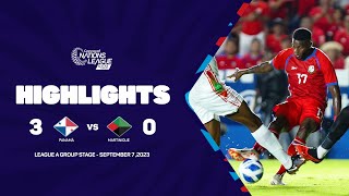 Highlights  Panama vs Martinique  202324 Concacaf Nations League [upl. by Kenay87]