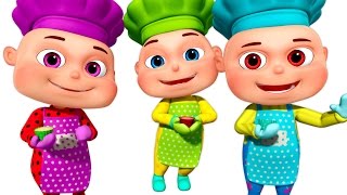 Five Little Babies Baking A Cake  Five Little Babies Collection  Zool Babies Fun Songs [upl. by Ymrots]