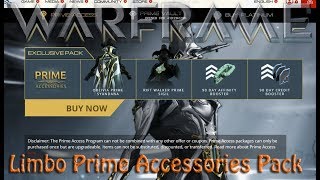 Warframe  Limbo Prime Accessories Pack [upl. by Vas]