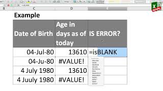 How to use the ISERROR function in Excel  Beginners Step by Step guide  Syntax uses and examples [upl. by Sordnaxela]