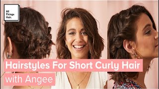 10 EASY and QUICK Hairstyles for Short Hair  Heatless  Braidless [upl. by Thelma]