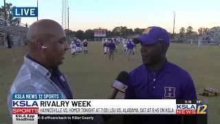 Rivalry Week Haynesville vs Homer [upl. by Aicnetroh]