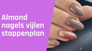 Almondnagels vijlen stappenplan [upl. by Nimar]