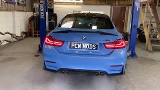 Bmw M4 with ppfopf filter resonator mod v2 backbox mod v7 [upl. by Aseeral]