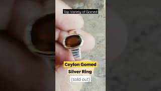 Ceylon Gomed in Ring  Gents Ring  Silver Ring for Men [upl. by Matusow993]