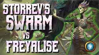 Jolt  Commander  Storrev Devkarin Lich vs Freyalise Llanowars Furytm [upl. by Einnod92]