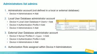 PCNSE Prep Topic Authentication amp Authorization for Device Administration [upl. by Karolina38]