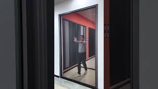 Lowtrack untracked stealth rolled screen doors  JNing window and window protective systems [upl. by Nnaul]