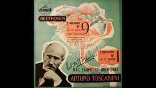 Beethoven  Symphonie No9 Op 125  4em Mouvement  Arturo Toscanini [upl. by Dirfliw]