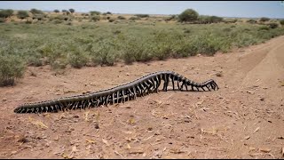 Monsoon in Arizona uncovers 8 ft long arthropleura [upl. by Howlend]