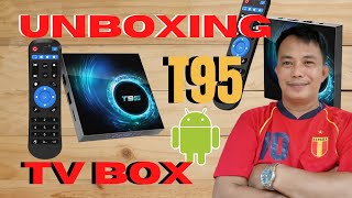 Unboxing Android TV Box T95 And Review [upl. by Vassar]